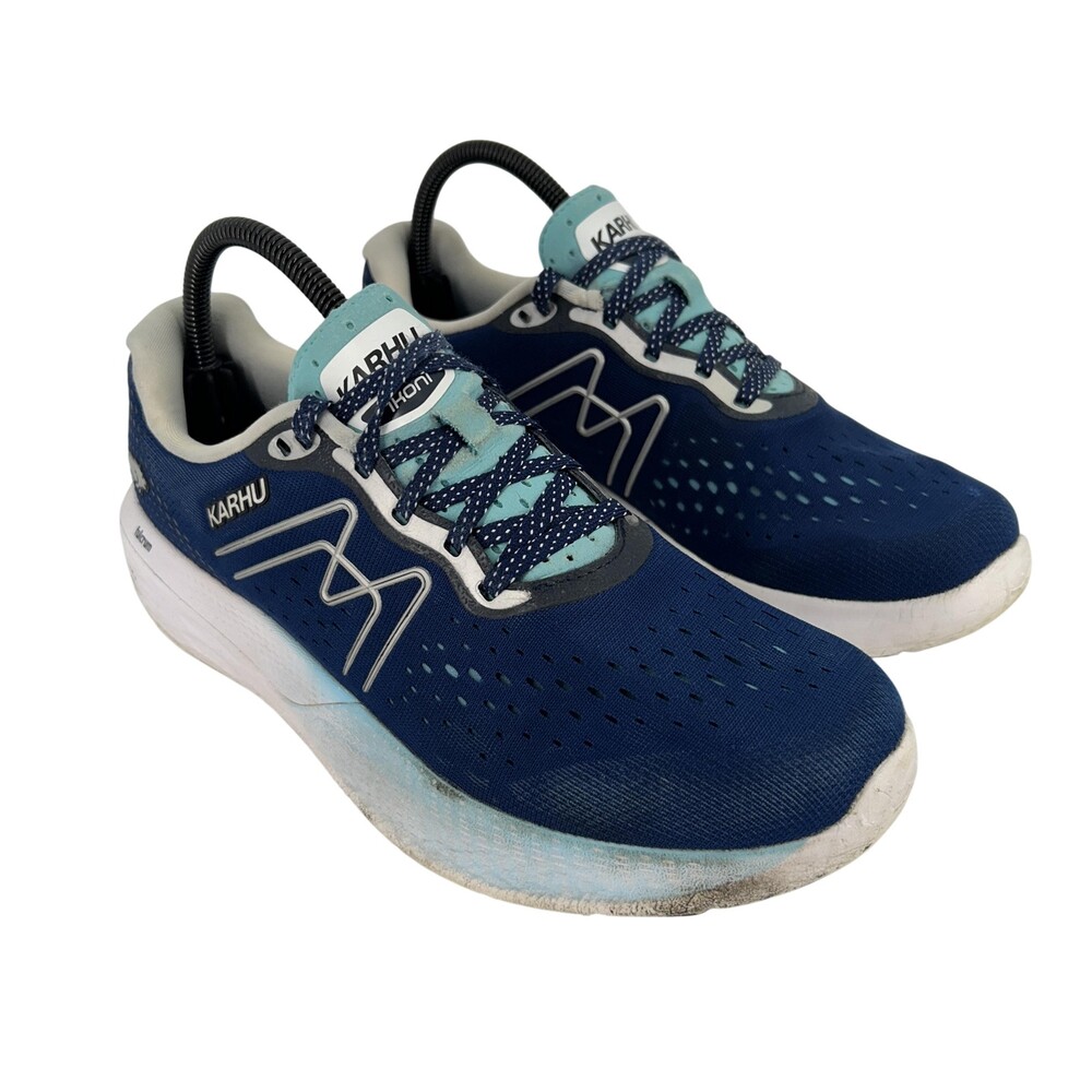 Karhu Ikoni Ortix Running Shoes Womens Size 10 Blue Mesh Fulcrum Sneakers